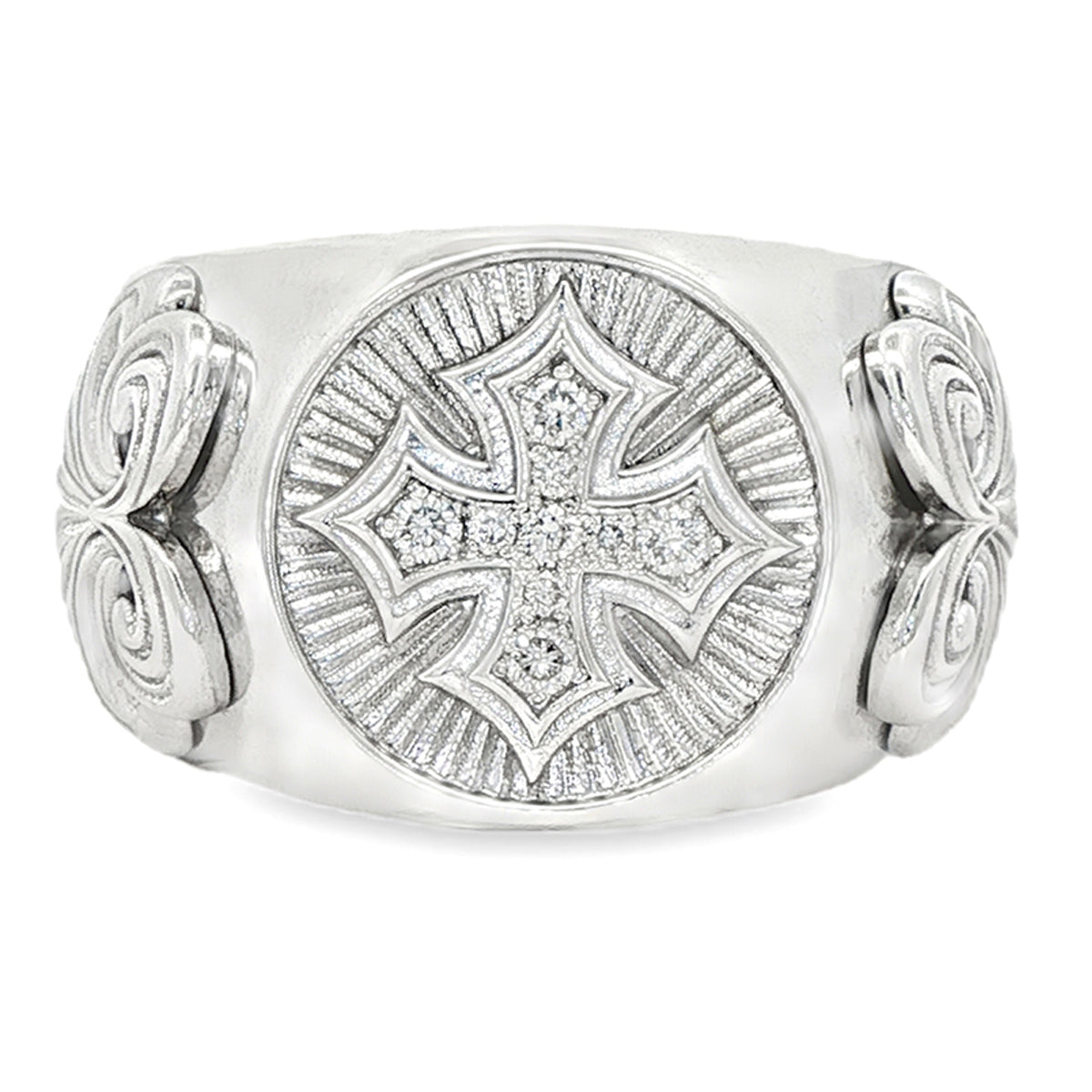 925 Silver Cross Ring 70894 – TraxNYC