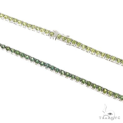 10 Pointe Grass Sapphire Tennis Chain 67192 - Image 4