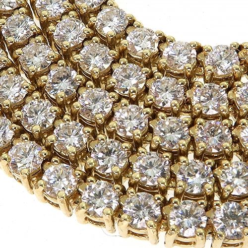 14K Gold tennis chain, 3.5 mm, photo 4 of 6