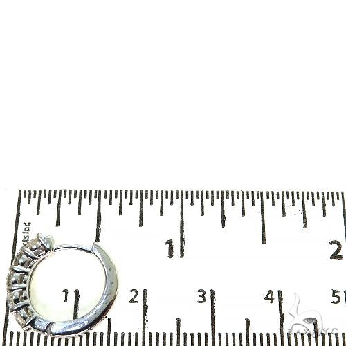 10 Pt Hoop Diamond Earrings (Lab) 68300 - Image 5