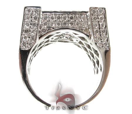 14K White Gold Mens Master Ring, photo 6 of 9