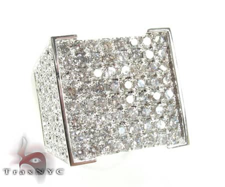 14K White Gold Mens Master Ring, photo 3 of 9