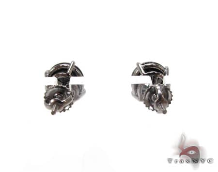 14K Gold Custom Jewelry - Royal Black Diamond Earrings 5, photo 4 of 5
