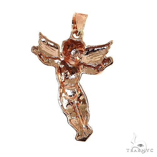 10K Gold Angel Charm Pendant, photo 4 of 6