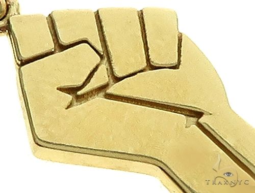 10K Gold Power Fist, BLM, Small Pendant, photo 4 of 5