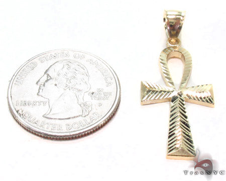 10K Gold Ankh Pendant, photo 4 of 7