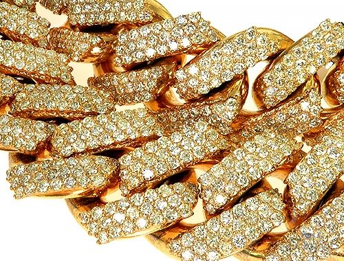 10K Gold miami cuban chain, 24.5 mm, photo 5 of 8