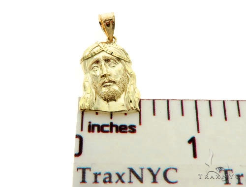10K Gold Jesus Pendant S, photo 6 of 7