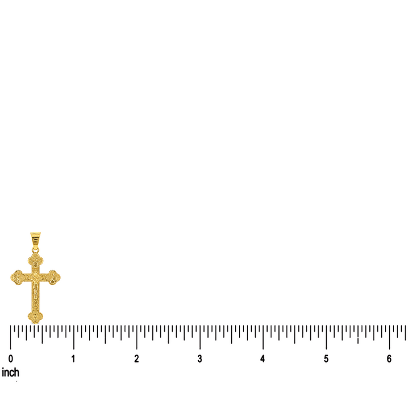10K Gold Jesus Cross, view 10
