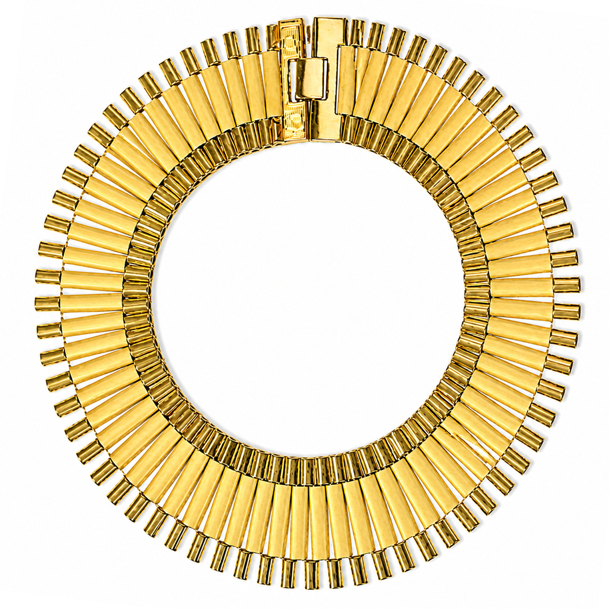 ゴールドチル 10K Yellow Gold Presidential Link Necklace 71331 | TraxNYC
