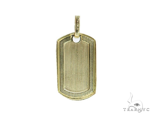 10k Yellow Gold Dog Tag, photo 3 of 6