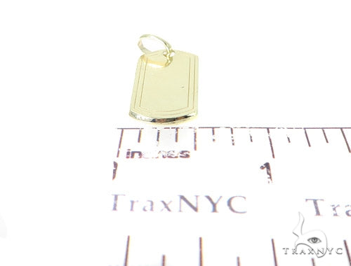 10k Yellow Gold Dog Tag, photo 5 of 6