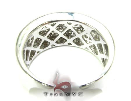 14K White Gold 5 Row Icy Ring, photo 5 of 8