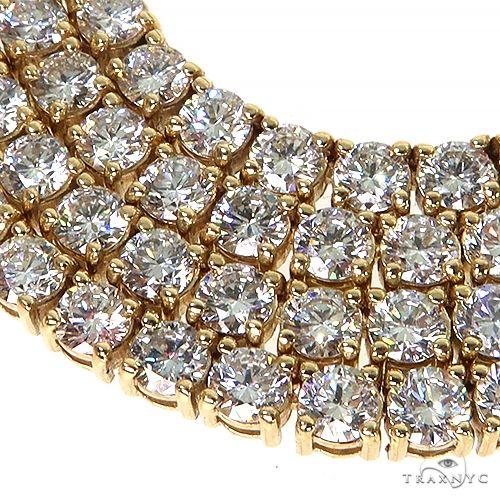 14K Gold tennis chain, 3.4 mm, photo 4 of 5