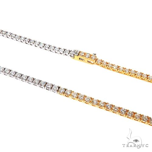 14K Gold tennis chain, 2.4 mm, photo 4 of 6