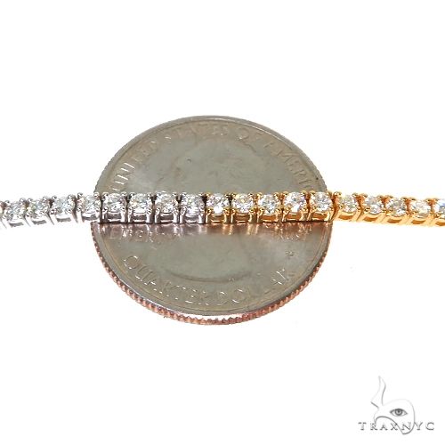 14K Gold tennis chain, 2.4 mm, photo 5 of 6