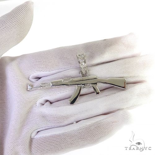 14K Gold AK-47 Pendant, photo 6 of 6