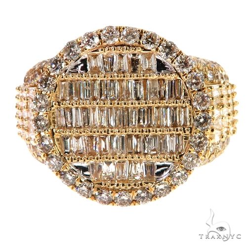 14K Gold Baguette Diamond Ring, photo 2 of 6
