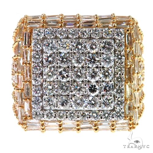 14K Gold Baguette Diamond Ring, photo 2 of 6