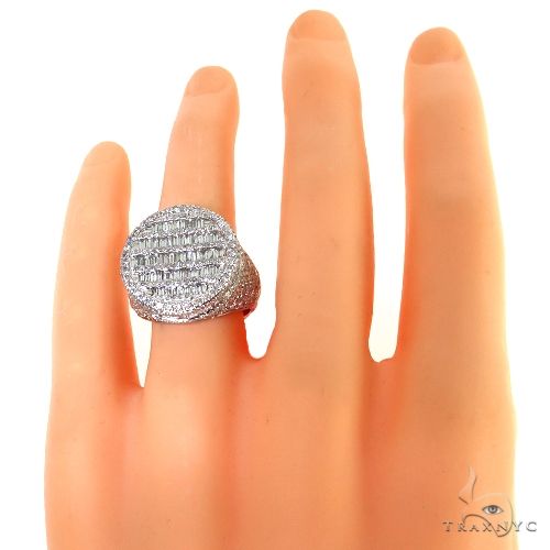 14K Gold Baguette Diamond Ring, photo 6 of 6