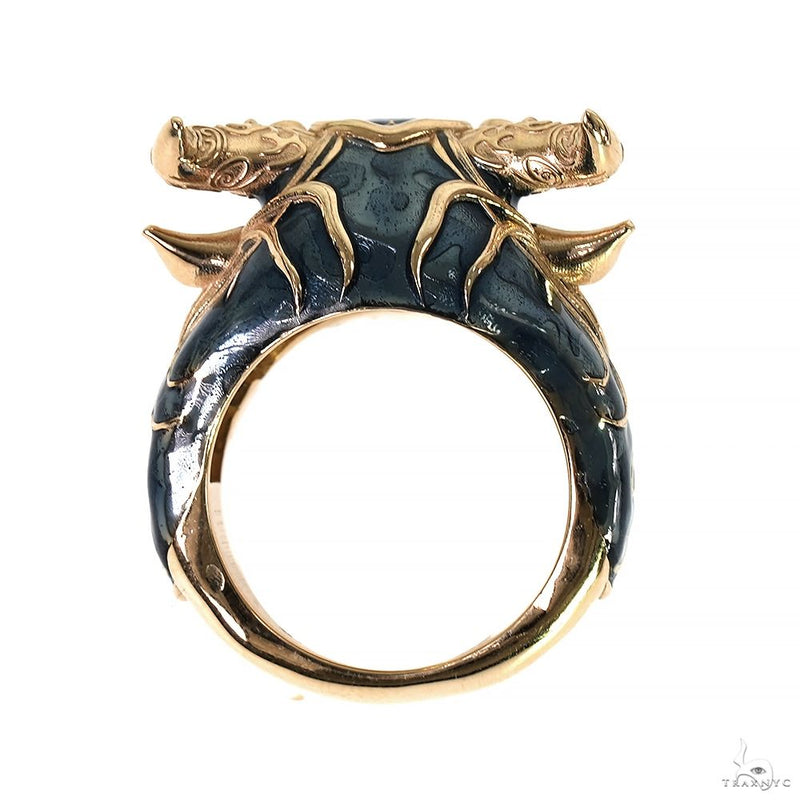 10K Gold Bull Taurus Ring, photo 5 of 7