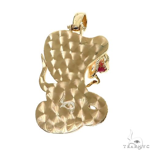 14K Gold Cobra Pendant, photo 4 of 6