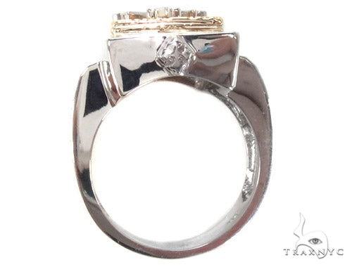 14K Gold Cross Crucifix Ring, photo 5 of 7