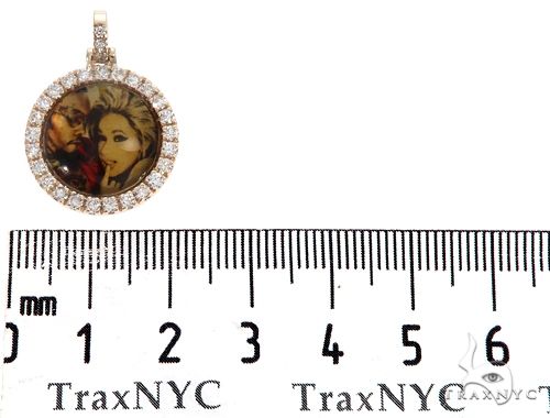 14K Gold Custom Photo Pendant 0.75 Inch, photo 6 of 7