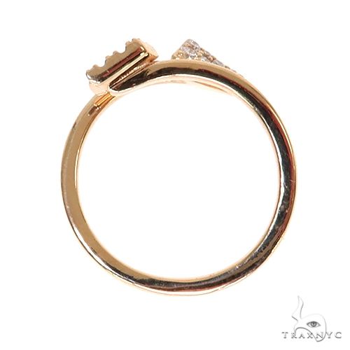 14K Gold Diamond Arrow Ring, photo 5 of 6