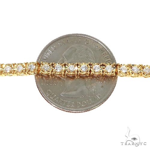 14K Gold Diamond Bracelet, photo 4 of 6