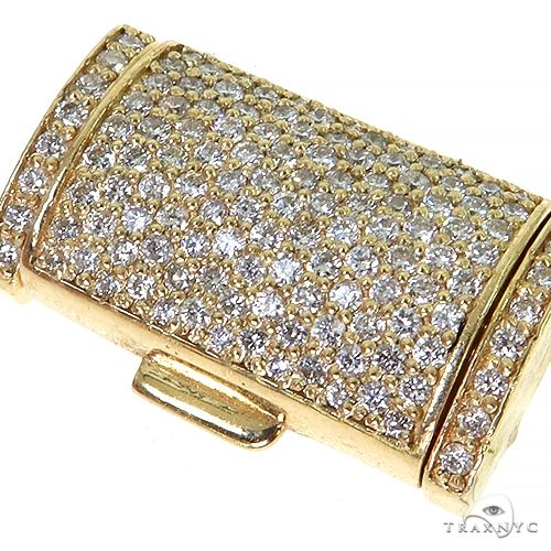 14K Gold Diamond Chain Lock, photo 4 of 6