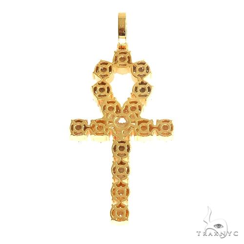 14K Gold Diamond Cross, photo 4 of 6