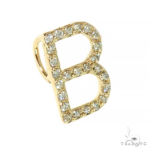 14K Gold Diamond Initial Collection, photo 3 of 5