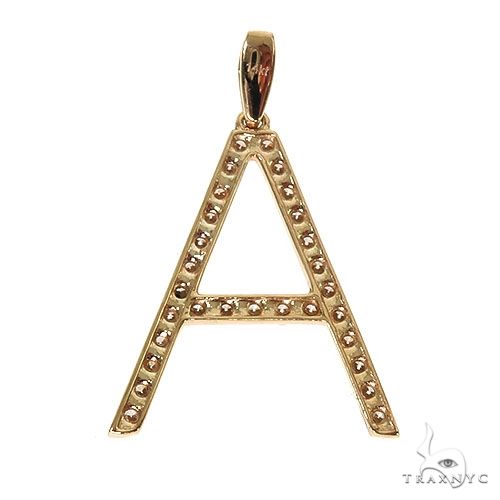 14K Gold Diamond Initial Letter Collection, photo 5 of 7