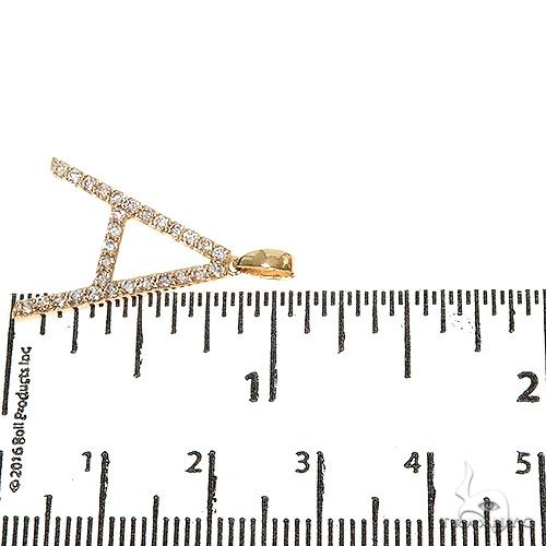 14K Gold Diamond Initial Letter Collection, photo 7 of 7