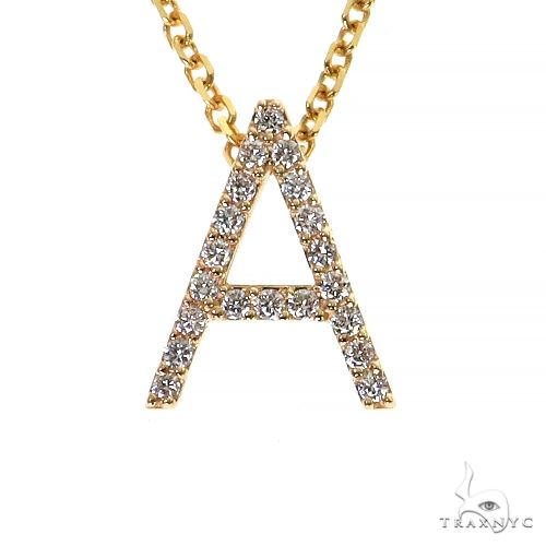 14K Gold Diamond Initial Set Collection, photo 2 of 7