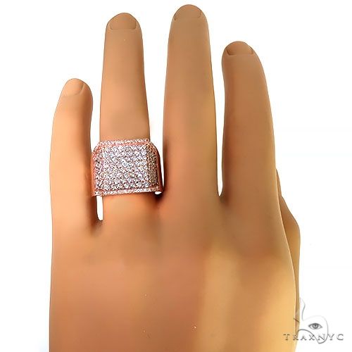 14K Gold Avalanche Diamond Ring, photo 5 of 6