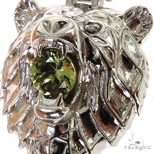 14K Gold Grizzly Bear Pendant, photo 3 of 7
