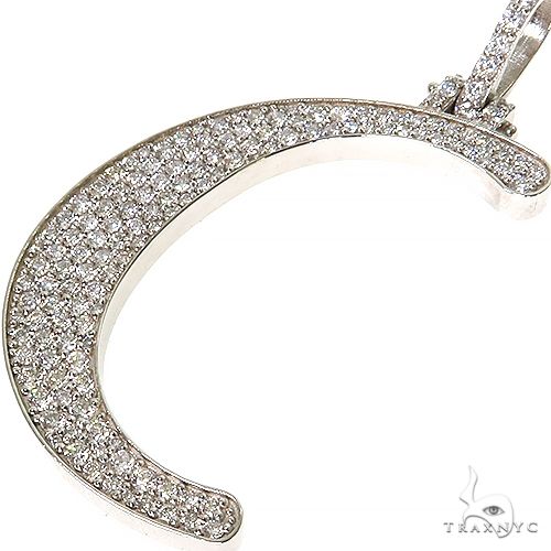 14K Gold Initial Diamond Pendant, photo 3 of 6