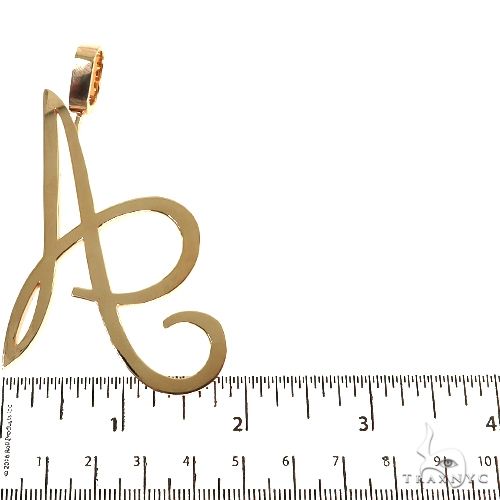 14K Gold Initial Pendant, photo 5 of 6