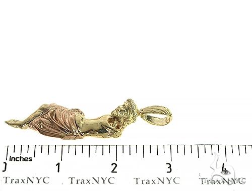 14K Gold Jesus Crucifix Pendant, photo 7 of 7