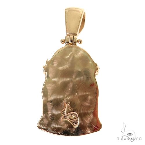 14K Gold Jesus Pendant, photo 4 of 6
