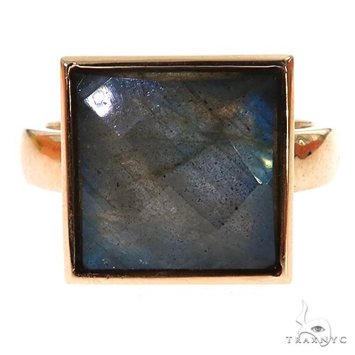 14K Gold Labradorite Ring, photo 2 of 6
