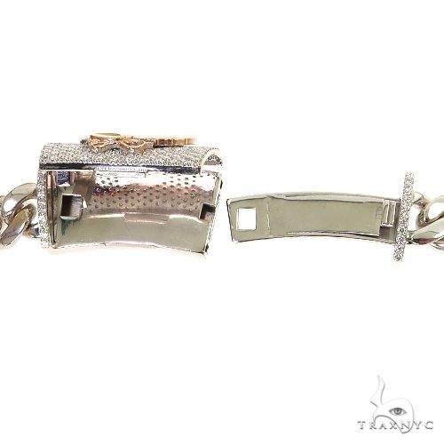 14k Gold Miami Cuban Chain With Custom Diamond Lock 68562 - Image 6
