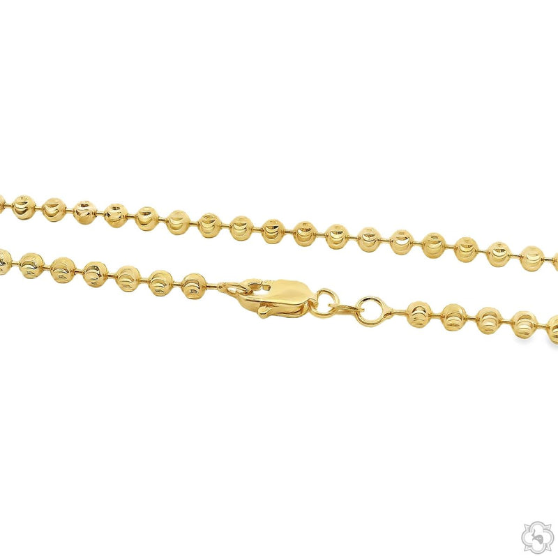 14K Gold moon cut chain, 2.9 mm, photo 3 of 9