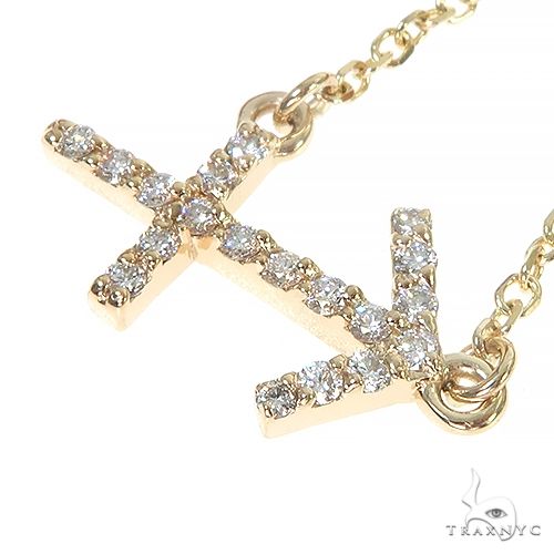 14K Gold Sagittarius Diamond Necklace 66718 - Image 4
