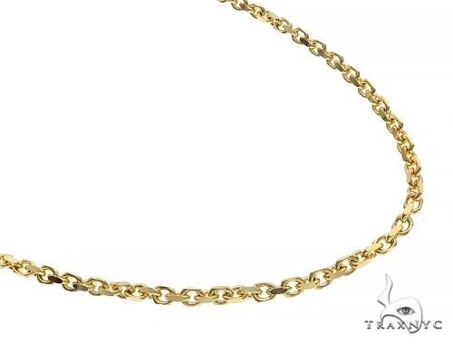 14k Gold Solid Cable Link Chain 20 Inches 3.5mm 68142 - Image 1