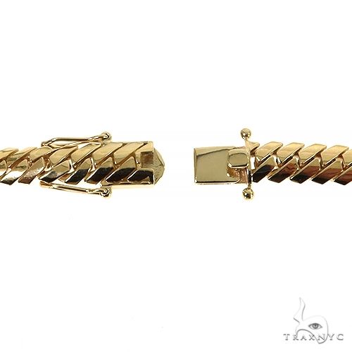14K Gold miami cuban chain, 7.5 mm, photo 4 of 6