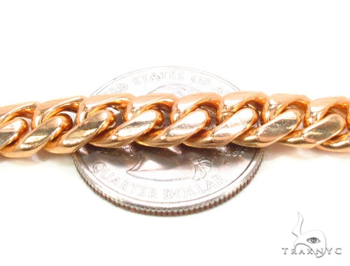 14K Gold miami cuban chain, 9 mm, photo 3 of 6
