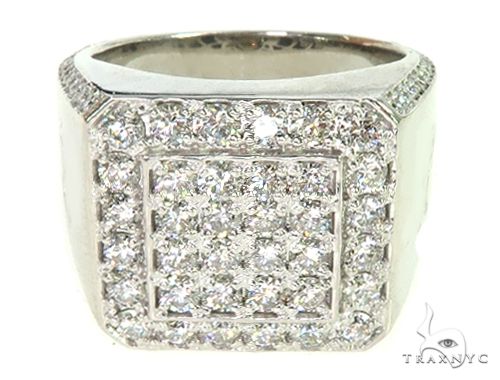 14K White Gold Diamond TraxNYC Ring, photo 2 of 7